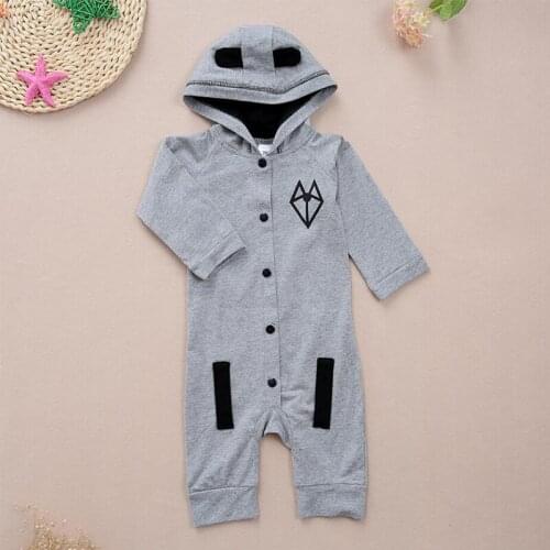 Baby Boy Romper 2018 Autumn Toddle Girl Boy Clothes Long Sleeves Cotton Chritmas Pajamas Outfits Newborn Baby Jumpsuit