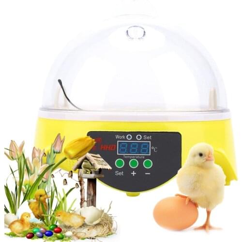 Digital 7 Eggs Incubator For Bird Pigeon Egg Broedmachine Chicken Duck Quail Birds Egg Hatcher Electronic Incubator Tools