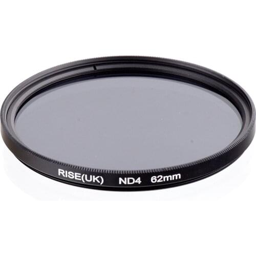 RISE(UK) 62 mm Neutral Density ND4 Filter FOR ALL Camera lens NEW