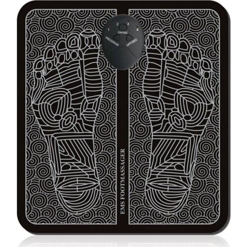 Fitness EMS Tens Acupuncture Foot Massager Muscle Stimulator Acupoint Mat Health Care Foot Muscle Electric