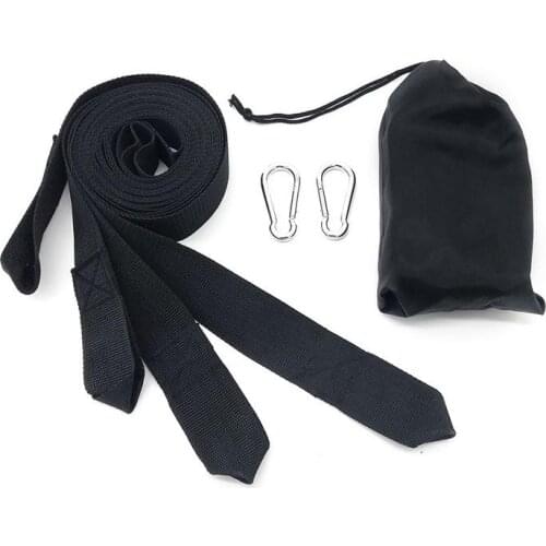 Hot Sale Waterproof Tree Swing Hanging Kit Hammocks Nylon Strap Hanger with Snap Carabiner Hook