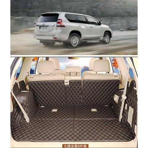 For TOYOTA LAND CRUISER PRADO 150 2010-2021 5 & 7 Seat High Grade Full Rear Trunk Cargo Mat Tray Liner Protector Foot Pad