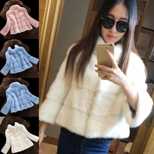 Naiveroo Blue Fur Coats