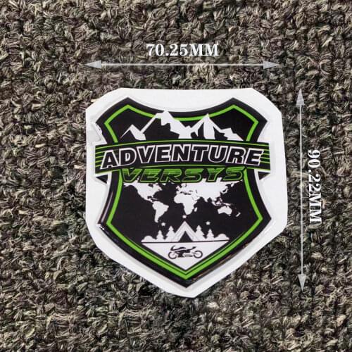 Windshield Tank Pad Stickers For Kawasaki VERSYS-X 250 Versys 300 400 650 1000 Adventure Protector Fairing Motorcycle Emblem