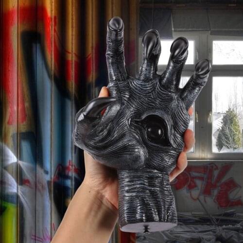 Halloween horror Witchs Hand Wall Hanging Statues Aesthetic Art Sculpture Resin Retro For Featured Wall Decor