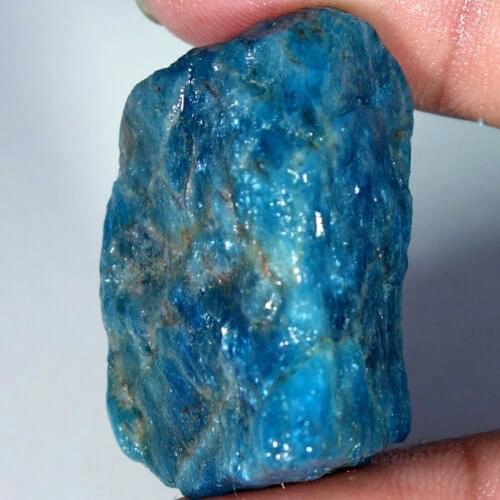 Natural Raw blue apatite stone mineral stone specimen