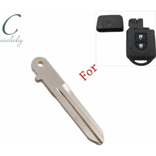 New Smart Remote Key Shell uncut emergency key blank blade fit for nissan micra xtrail qashqai juke duke Case