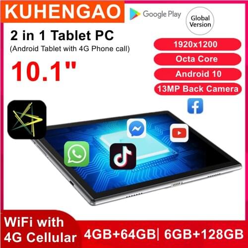 Android AI Tablets Network 1920x1200 Dual-Wifi SC9863A Octa-Core PC RAM 4GB/6GB ROM64GB/128GB 10.1 inch