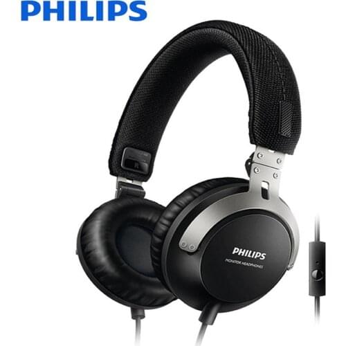 Philips SHL3565 Wired Headphone with Bass 3.5mm Plug Adjustable Headband Music & Movie for huawei xiaomi Official Certification