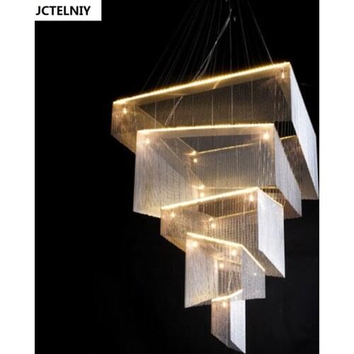 Luxury villa chandeliers handmade custom sitting room adornment can be customized