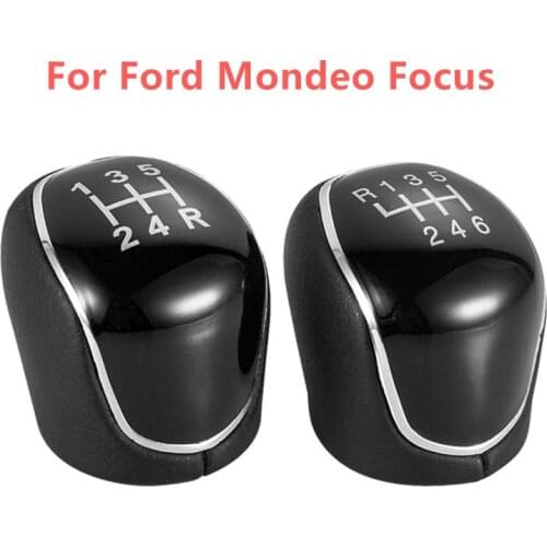 Gear Shift Knob for Ford/Mondeo Mk3 Mk4 IV 4/Focus Mk2 Mk3 III/S-Max/C-Max Kuga/Galaxy Mk2 Mk3 Shifter Stick Lever Accessories