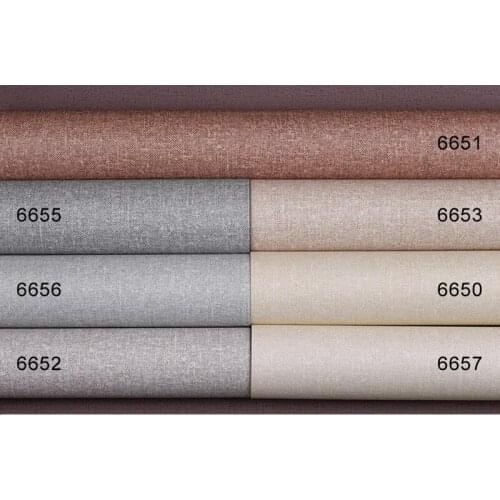 Modern Solid Straw PVC Wallpaper Roll For Walls Living Room Hotel Simple Wall Paper Wall Coverings 10Mx53CM Home Decoration