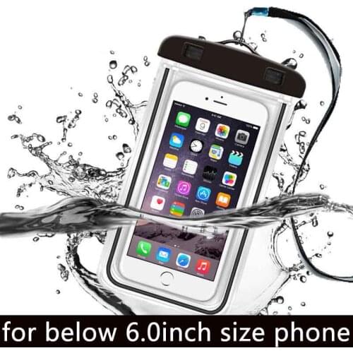 Swimming Bag Universal Waterproof Pouch Cell Phones portable bag Convenient Smartphone Touch Screen Bag Mobile Phone Pouch Care