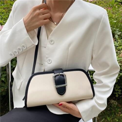 Super hot fashion small bag womens bag new style armpit bag simple simple cross shoulder bag method stick bag
