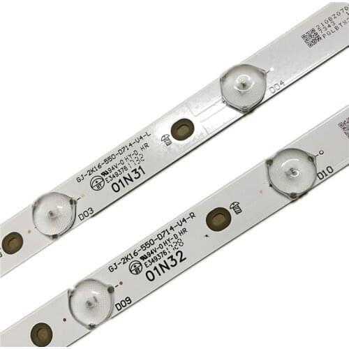LED backlight strip 7+7 lamp for Ph ilips 55'' GJ-2K16-550-D714-V4-R GJ-2K16-550-D714-V4-L 55PFF5701/T3 LB55072 55PUS6501/12