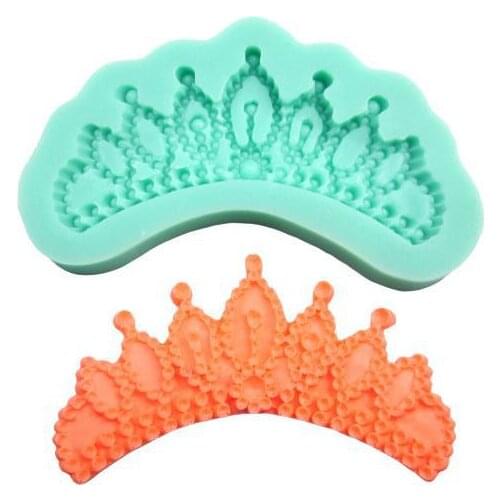Fondant Cake Decorating Tools Fondant Cooking Tools Silicone Fondant Molds Crown Fondant Cake Mold Food Grade Chocolate Mold