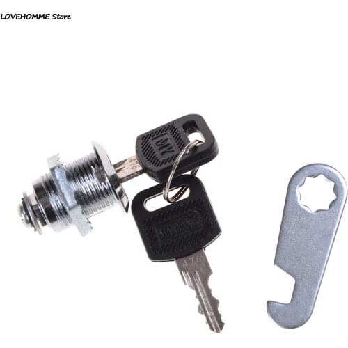 ZLinKJ 1Set 2 Keys Cam Lock Cabinet Mailbox Drawer Cupboard Lock Home hardware