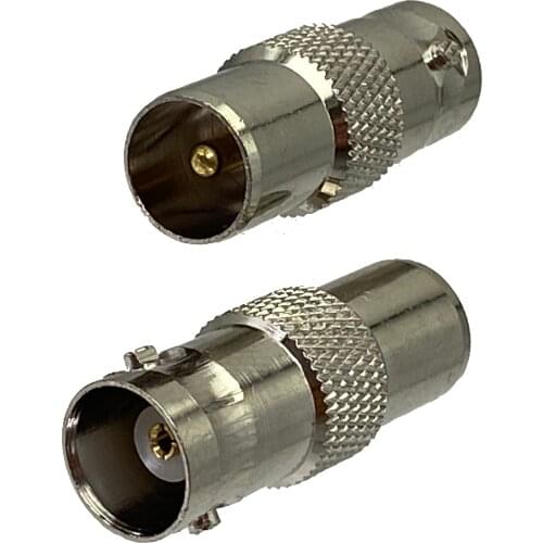 1pcs Connector Adapter BNC Female Jack to IEC PAL DVB-T Male Plug RF Coaxial Converter Wire Terminal New Brass