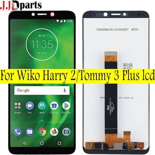 100% Tested LCD For Wiko Tommy 3 Plus M2447 / Harry 2 LCD Display Touch Screen Digitizer Assembly For Wiko harry 2 LCD