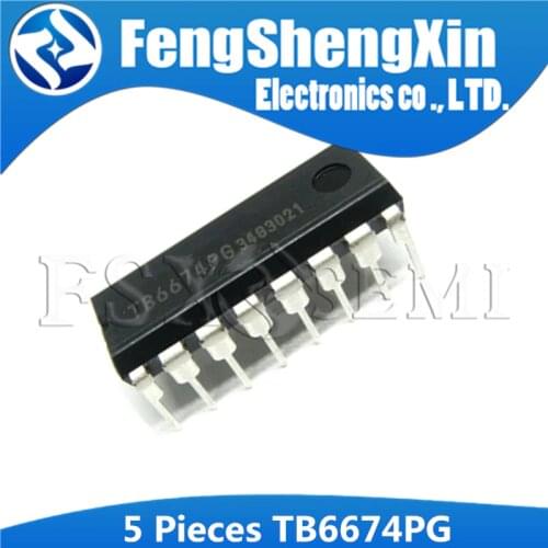 5PCS TB6674PG DIP-16 TB6674 DIP 6674PG DIP16 BiCD Integrated Circuit Silicon Monolithic