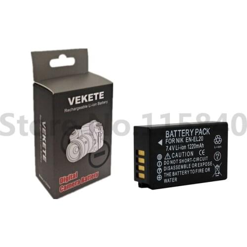 EN-EL20 EN EL20 Digital Camera Battery Batteries bateria for Nikon Coolpix A 1 J1 J2 J3 S1 AW1 MH-27