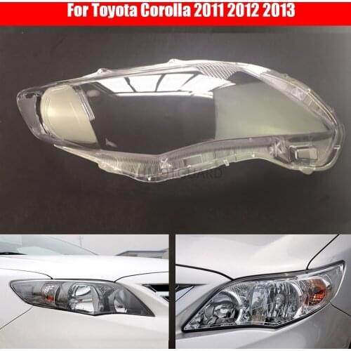 Car Headlamp Lens For Toyota Corolla 2011 2012 2013 Car Replacement Auto Shell Cover