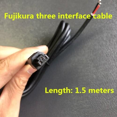 Free shipping Adapter DC three-hole interface cable 1.5m for FSM-70S 60S 50S 80S 62S 70R 60R fiber fusion Splicer