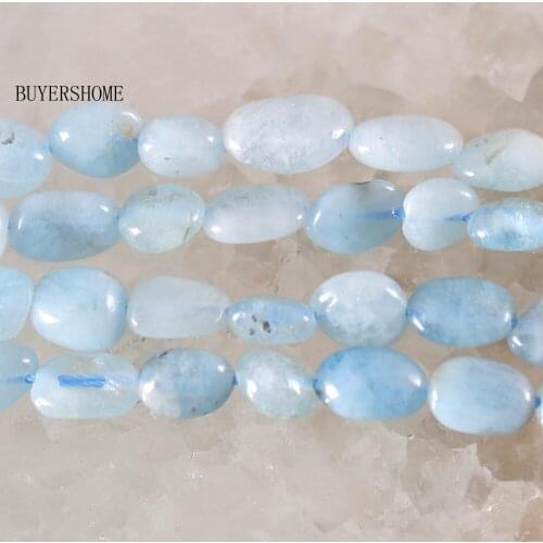 Bracelet Natural Stone 5-11MM Blue Irregular Loose Beads For Making Jewelry String Bead S073