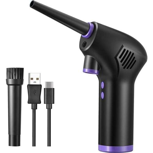 Electric Cordless Air Duster, 15000Mah Rechargeable Keyboard Cleaner Blower Handheld Compressed Air Can Duster