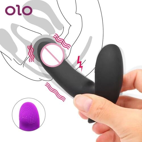 OLO Wearable Dildo Vibrator Silicone G Spot Vaginal Massage Clitoris Stimulator Sex Toys for Woman Female Masturbation