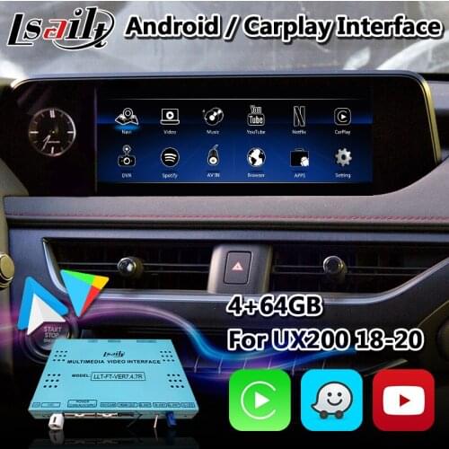 Android Multimedia Video Interface for Lexus UX200 Touchpad Control GPS Navigation Box UX 200