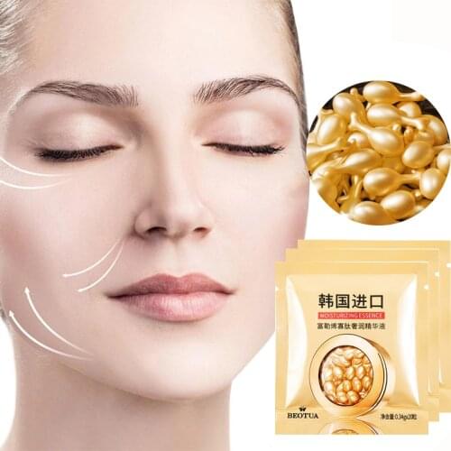 20pcs/bag Collagen Anti Aging Capsules Serum for Face Cream Moisturizing Lifting Firming Skin Whitening Cream Repair Face Care