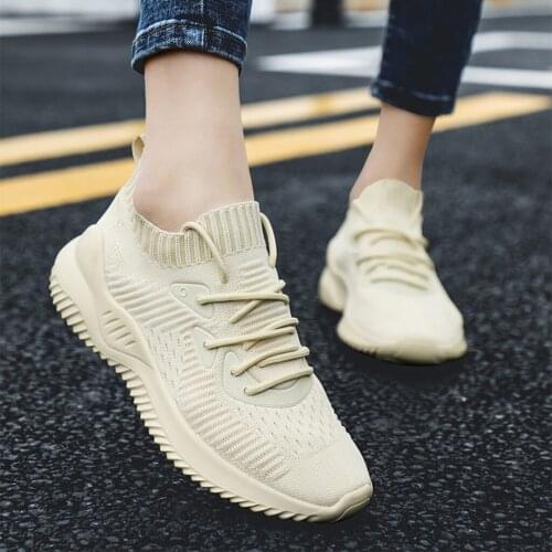 Sneakers Shoes Woman Sport Shoes Ladies Lace-Up Mesh Breathable Light Women Casual Running Shoes 2021
