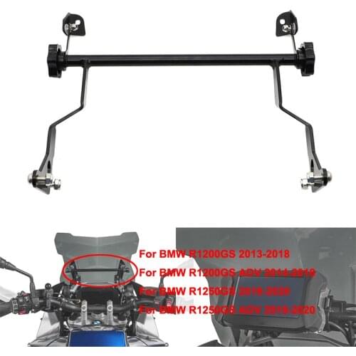 Motorcycle GPS Mounting Bracket with Windscreen Stabilizer For BMW R 1250 GS R1250GS ADV 2019 2020 / R1200GS ADV 2014 - 2018