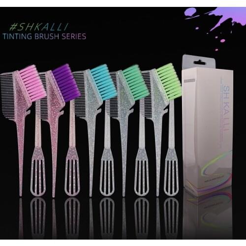 Hair dye brushes set - Hair Coloring Tools Kit - Hair salon dye cream mini blender-Tint brush - comb