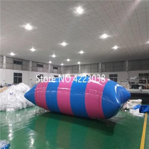 Delivery To Door 5x2m 0.9mm PVC Water Jumping Pillow Inflatable Water Trampoline Inflatable Water Blob For Sale