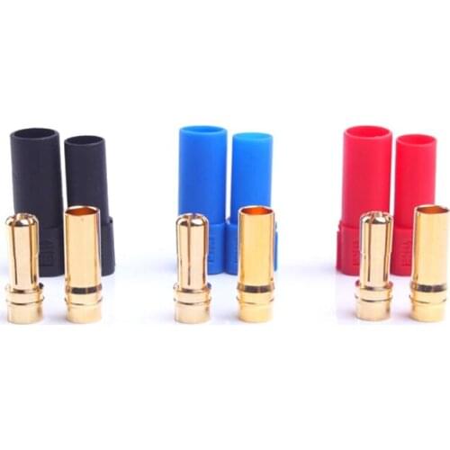Amass XT150 Plug Male and Female 6mm golden Plated Bullet Connector for RC ESC Battery
