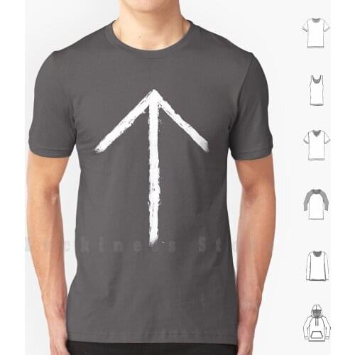 Tiwaz - Runes Of Tyr Grungy White T Shirt Men cotton Cotton S - 6xl Tiwaz Tyr Norse Nordic Rune Runic Viking God Magic