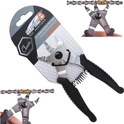Bike chain magic button clamp remover and connect tools chain repair tools 2 in 1 Master link pliers-trident