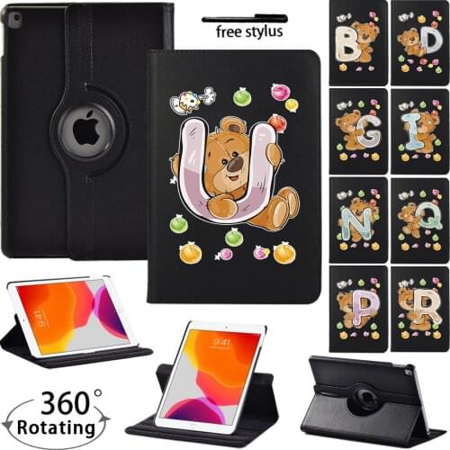 For IPad 7th 8th 10.2 Inch 5th 6th Gen 360 Rotating Case for IPad 2 3 4/Mini 4 5 Funda PU Leather Smart Stand Tablet Cover Case