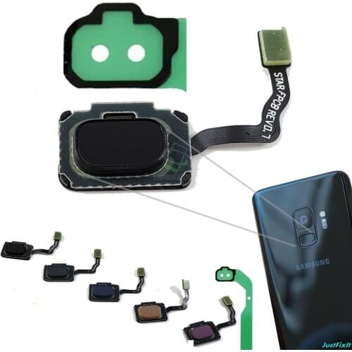 Replacement For Samsung Galaxy S9 plus G965F Touch ID Fingerprint Sensor Home Menu Button Flex Cable Ribbon S9 G960F Parts