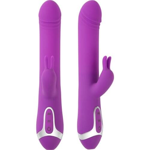 Female Usb Chargering Adult Sex Toys Magic Wand Massager Rabbit Dildo Vibrator
