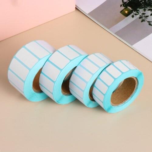 1 Roll Adhesive Thermal Label Sticker Supermarket Price Blank Direct Print Paper Waterproof Package Tag Printing Supplies