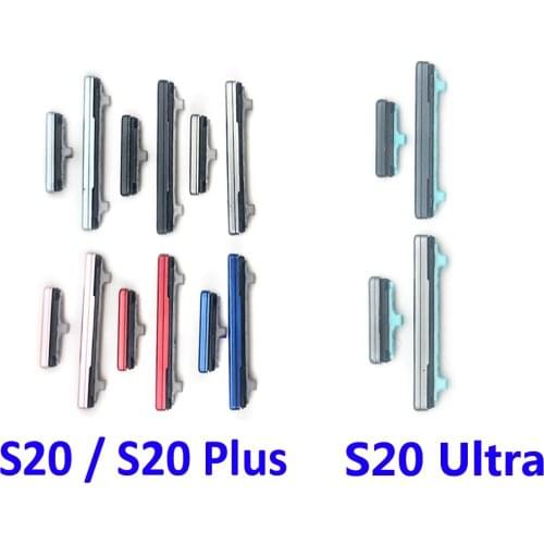 10Pcs/Lot, Side Keys Power and Volume Buttons External Plastic Button For Samsung Galaxy S20 / S20 Plus / S20 Ultra Replacement