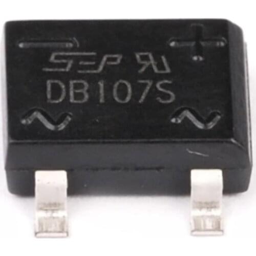 10PCS SMD DB107 DB107S 1A 1000V Single Phases Diode Rectifier Bridge