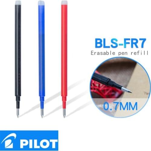 6/9/12Pcs Japanese PILOT BLS-FR7 Hot Erasable Gel Pen Refill, Bullet Point 0.7 Mm Office Learning Writing Signature Pen Refill