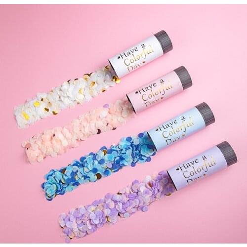 Birthday Wedding Hand-twisted Small Salute Spray Flower Tube Hand-held Cracker Firework Spray Color Party Props Happy Birthday