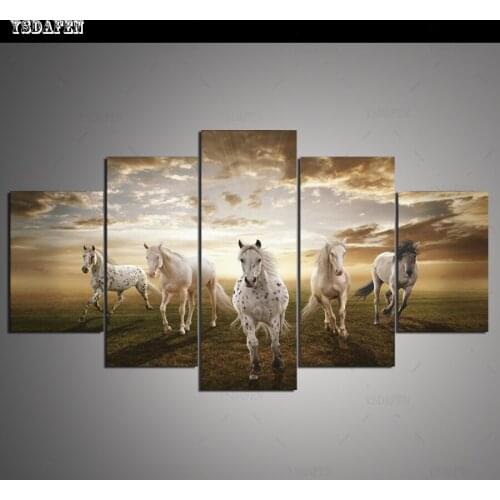 HD print olieverf Film modulaire foto Scenery poster kind room decor woondecoratie 5 stks canvas art z508