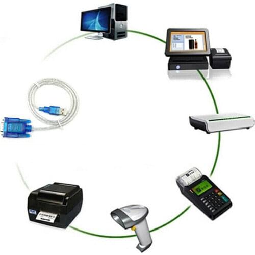 USB to RS232 Serial Port DB9 9 Pin Male COM Port Converter Adapter Cable PDA