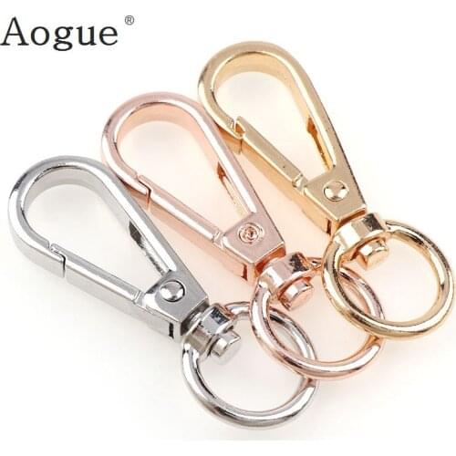 3pcs/lot 50x18mmMetal Key Chain Holder Swivel Trigger Lobster Clasp Snap Hook Key Chains For Jewelry Fit Women Men Key Chain